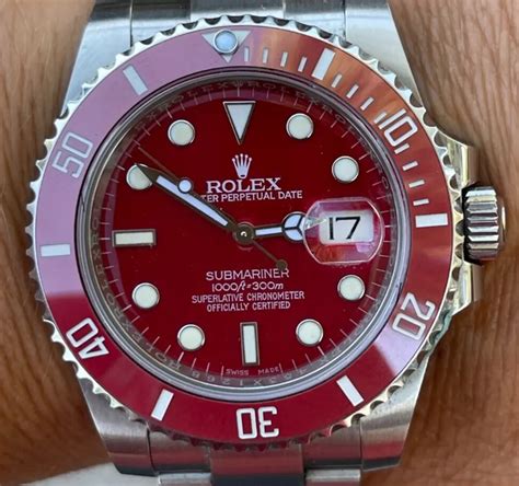 rolex red inside|rolex red sub.